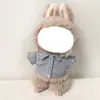 La primera y segunda generación de colgantes Labubu ropa camisa a rayas pantalones bolsa traje tela ropa de bebé reemplazo