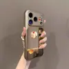 Capa de Celular Sobremesa Gelatina Adequada para Iphone17, 16/14Pro, Apple 13Pro, Superfície Espelhada, 15Promax, 17A