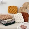 Cojines y Almohadas Tejidos a Mano para Decoración de Sofá de Sala de Estar, Cojines de Cachemira y Terciopelo Teddy Estilo Nórdico Simple para Entrega