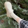 Zapatos Birkenstock de Plataforma Retro Primavera y Otoño Nuevos Versátiles Modernos de Plataforma sin Cordones Casuales Zapatos para Mujer