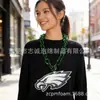 Collar de Equipo Extranjero de la NFL Multicapa Compuesto Colgante con Logo de Equipo 3D Diseño DIY Gráfico