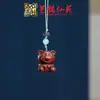 Pingente de Corrente para Celular Sapo de Madeira Arco-Íris Yiming Xianyuan Sandália Criativa de Sândalo Animal Desenho Animado Sapo Ornamento