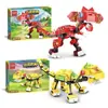 Ledi Spelling Mundo de Dinosaurios Tyrannosaurus Rex Bloques de Construcción de Partículas Pequeñas Juguetes para Niños 6-12 Años Regalo