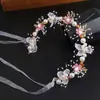 Tiara de Cabelo Feminina com Design Floral para Hanfu, Roupa Nova de Ano Novo Infantil Estilo Princesa, Penteado Diário para Damas de Honra, Tiara e Acessório de Cabelo de Alta Qualidade