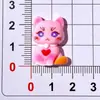Lindos Gatos de Colores Accesorios de Resina DIY Pinzas para el Cabello, Gomas para el Cabello, Colgantes, Materiales para Accesorios Hechos a Mano al por Mayor