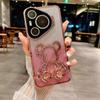 Funda para móvil con diseño de oso violento y arenas movedizas para Huawei Pura70Pro, soporte para lente, funda protectora con degradado para Mate60Pro