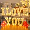Luzes de Letras, Placas de Luz Digitais LED para Pedido de Casamento, Luzes Decorativas Românticas para Cena de Pedido de Casamento