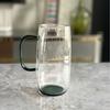 Taza de Té Verde Color Vidrio de Borosilicato Alto taza para té de burbujas de gran capacidad oficina hogar punto al por mayor vidrio