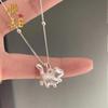 Plata fina 999 plata dura 3D gato orgulloso gatito mano accesorios DIY accesorios para pulsera accesorios con cuentas