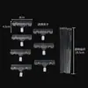 Clipes Transparentes Atualizados para Materiais DIY, Clipes Convenientes para Cartões, Clipes para Postais, Clipes para Buquês