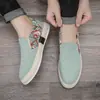 Tendência de Moda Masculina Nova Primavera e Outono Calçados Esportivos Casuais Respiráveis Resistentes ao Desgaste Calçados de Lona Personalizados para Comércio Exterior