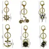Llavero de Aleación Coreana para Hombres y Mujeres, Llavero de Pareja, Colgante para Llaves, Llavero de Cámara de Aleación de Bronce Antiguo para Pareja
