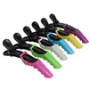 Pasador multicolor herramienta de peluquería opcional pinza de pico de pato suministros para barbería al por mayor clip separador clip para permanente para tinte de cabello