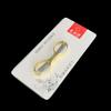 Tijeras de línea de pesca de 8 caracteres de metal Hongchuan tijeras de cuero de plomo tijeras pequeñas retráctiles Accesorios para aparejos de pesca Venta al por mayor