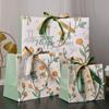 Bolsa de Regalo Pequeña de Fresa Mori Bolsa de Empaque para Dulces Bolsa de Papel Espejo Cruzado Bolsa para Guardar Snacks Bolsa de Tote para Regalo Al por Mayor
