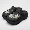 Sandalias y pantuflas de playa antideslizantes con suela suave y mayor desgaste exterior, disponibles en stock, con diseño transfronterizo de mariposas y ojos grandes, 2025.