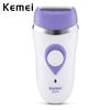 Km-297 Afeitadora Eléctrica Tres en Uno para Mujer Depiladora Recargable Dispositivo de Lavado Facial Limpieza de Afeitadora para Mujer