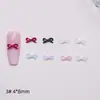 Mini Pajarita Cuello Fluido Decoraciones para Uñas Clavo Resina Pequeños Accesorios Materiales DIY Uñas Portátiles Accesorios Pedrería Versátil