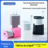 Capa Protetora para Carregador de Celular, Case Protetora Anti-Quebra, Armazenamento de Cabos, Capa de Silicone Anti-Risco, Enrolador de Cabo de Dados