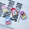 Nuevo llavero de Sanrio con colgante de muñeco de dibujos animados de Sanrio, llavero colgante de mochila, muñeco de goma suave tridimensional