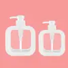 Botella Vacía Grande de Viaje con Dispensador de Loción y Gel de Ducha tipo Pulsador, Botella Recargable para Detergente de Baño/Lavandería y Gel Antibacterial para Manos