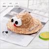Sombrero de Pescador para Perro Mascota, Lindo Sombrero de Gato, Sombrero de Cachorro con Libélula de Bambú y Girasol, Sombrero de Paja para Gatito, Sombrero de Sol al por Mayor