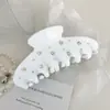 Yhj Novos Acessórios de Cabelo Presilha de Cabelo de Acetato com Design de Céu Estrelado Irregular, Presilha Grande de Tubarão com Strass, Presilha de Garra para Cabelo