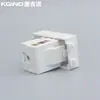 Módulo de red CAT6 tipo 128 de seis puertos para cable de red gigabit, módulo de computadora, panel 86 compatible con módulo de red