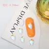 Chica Celebrante Cibernética Color Fondo Plano Diamante Caído Accesorios para Uñas Super Flash Vidrio Multicorte Diamante Cristalino Accesorios para Arte de Uñas