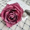 Fábrica de Origem Borda Queimada Pintura a Óleo Cabeça de Flor Rosa Parede de Flores Decoração Casamento Festival de Casamento Conjunto Cabeça de Flor Falsa Atacado