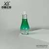 Em Estoque Frasco de Vidro 15ml, Frasco de Vidro Âmbar para Óleo Essencial, Frasco para Lâmpada a Óleo, Frasco de Vidro à Prova de Luz, Frasco em Forma de Cuia, Frasco com Conta-Gotas para Essência