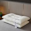 Núcleo de almohada completo clase a para uso doméstico, protección de la columna cervical, ayuda para dormir, par para dormitorio de estudiante, almohada baja ultrablanda, específica para hotel 1
