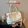 Maleta de Viaje de Negocios Estilo Coreano Bolso de Gimnasio de Gran Capacidad Moderno con Asa Diseño de Nicho Bolso Cruzado Casual para Viajes