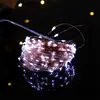 Luces Solares de Alambre de Cobre LED Seleccionadas Cuidadosamente Cadenas de Luces Decorativas para Halloween Impermeables para Exteriores Iluminación para Acampar Luces de Navidad