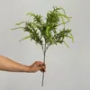 Planta Artificial Salgueiro-Caterpillar Botões de Gato Micro-Paisagem Plantas Decorativas para Parede, Chão, Montadas na Parede, Penduradas e Fins Decorativos, Enfeites de Planta Verde Falsa