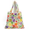 Sacola de Compras Dobrável Desenho Animado Viagem Ombro Leve Portátil Grande Grande Capacidade Mochila Ecológica Supermercado Mercearia Sacola de Compras