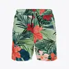Calça de Praia Havaí Transfronteiriça Masculina Casual Solta Plus Size Shorts de Cinco Pontos de Secagem Rápida Calças Casuais para Férias na Praia