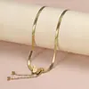 Nuevo Collar de Acero de Titanio que No se Desvanece para Mujer, Cadena para Clavícula de Diseño de Nicho de Lujo Ligero, Accesorio Versátil de Moda de Gama Alta de Ins
