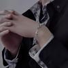 Pulseira de Moda Estrela Cadente para Homens, Joia Masculina com Design de Nicho da Internet, Corrente Minimalista Estilo Hip-Hop com Estrelas Empilhadas