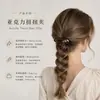 Novo grampo de cabelo torcido para rabo de cavalo alto que não arranha a cabeça, grampo de banana, grampo vertical