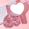 Fábrica de Espejos Pequeños Venta al por Mayor Espejos con Temática de Amor, Espejos de Maquillaje, Espejos de Mano para Mujeres, Espejos de Regalo Portátiles Personalizados, Espejos de Maquillaje Portátiles