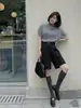 Calcetines cálidos de lana hasta la pantorrilla, calcetines de modal para la pantorrilla, otoño e invierno, engrosados, cálidos, adelgazantes, negros, grises, blancos, calcetines altos para mujer