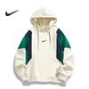 Sudadera con capucha para hombre Otoño Nuevo alta calidad Pareja Bloque de color Recto Bolsillo Abrigo Ropa de moda para hombre y mujer
