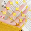 Pulsera Popular de Oro Arena Antigua Escama de Dragón Flor de Cuatro Hojas de Xiaohongshu para Mujer, Pulsera de Trébol Hielo Triturado Cinco Flores al por Mayor