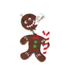 Pendente de homem de gengibre de Halloween novo transfronteiriço resina homem biscoito perna quebrada OhSnap pequeno pingente decoração de Natal