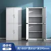 Gabinete de Archivo de Hierro Antióxido para Oficina con Cerradura, Gabinete de Almacenamiento de Acero de Pie con Puertas Dobles y Gabinete Bajo con Almacenamiento Tipo Cajón