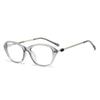 Nuevo Armazón de Gafas Ojo de Gato de Moda para Mujer Retro Antiluz Azul para Estudiantes Cyber Celebre Estilo Sencillo Modernas Gafas Planas