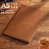 2026 Estilo de Negocios Borde de Piel de Cordero Cuaderno Publicidad Logo Personalizado Bloc de Notas de Oficina Diario