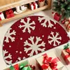 TEMU Dropshipping Alfombrilla de Piso de Barro Diatomeas Navideña Americana Decoración de Entrada del Hogar Alfombrilla Semicircular Baño Felpudo Antideslizante