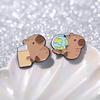 Broche Fofo Estilo Capivara de Desenho Animado Acessórios Produto Novo Transfronteiriço Assunto Matemática Série Biológica Distintivo de Capivara